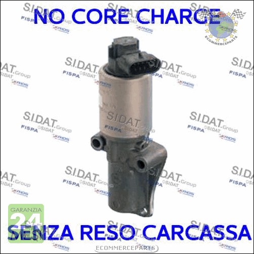 Valvola EGR Sidat per FIAT STILO BRAVO OPEL ZAFIRA / VECTRA C MERIVA A ASTRA hdq