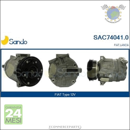 Compressore climatizzatore aria condizionata Sando per FIAT MULTIPLA MAREA BRAV