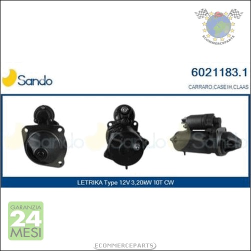 Motorino di Avviamento Sando per CARRARO AGRICUBE