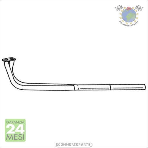 Tubo Marmitta Collettore Sigam Anteriore per LANCIA TREVI BETA