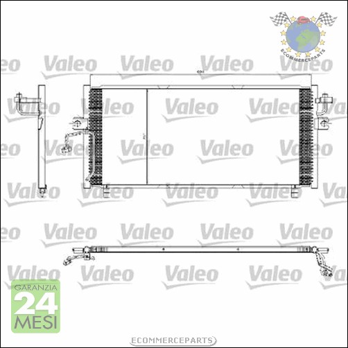 Condensatore climatizzatore Valeo per NISSAN PRIMERA P