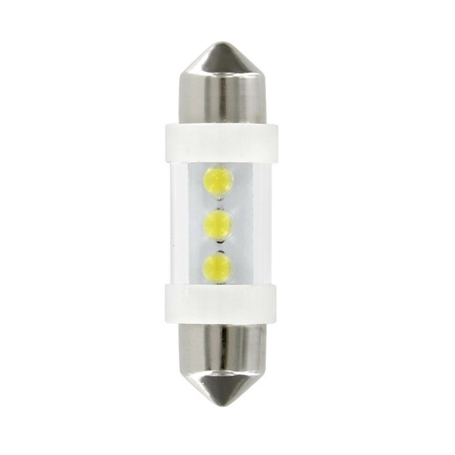 LE1D 12V Led Series - 3 Led - (C5w) - 10X35 Mm - Sv8 5-8 - 2 Pz - D/Blister - Bl