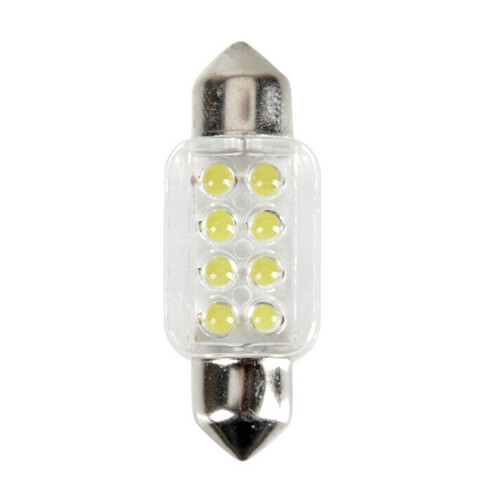 LE10 12V Led Series - 8 Led - 13X35 Mm - Sv8 5-8 - 1 Pz - Scatola - Bianco