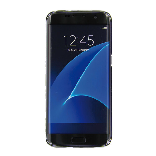 LNV2 Stylish Cover Gommata Sottile - Samsung Galaxy S7 Edge - Grey Camo