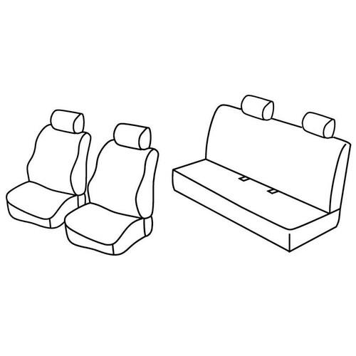 LOM2 Set Coprisedili Superior - Beige per Fiat Panda (09/03>01/12) - Fiat Panda