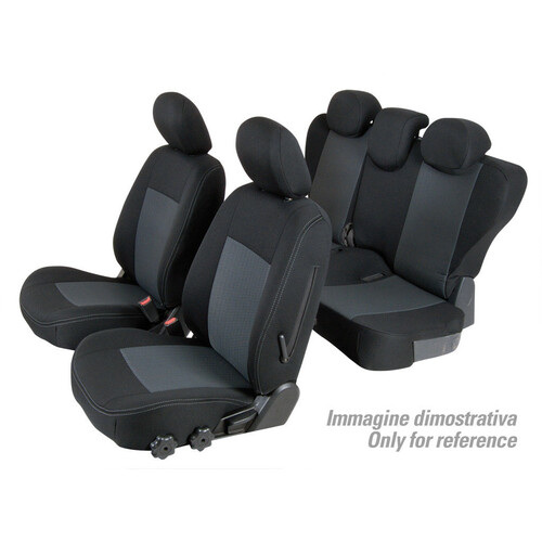 Coprisedile Ergonomico XTRM-CAR GT Per Citroen Jumpy (1994-2025) - Grigio, 1 Pezzo, Universale, Compatibile Airbag, Traspirante